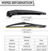 Rear Wiper Arm Blade Nut Set Replacement for Nissan Pathfinder 2013-2019 Rogue 2014-2020,select,Sport,Rear Wiper Cover Accessories Assembly,Wiper ...
