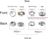 JAUEIVR Snap Fasteners Kit - 100 Sets 10mm Pearl Prong Snap Buttons with Fastener Pliers Press Tool Kit for Sewing Crafting (White)...