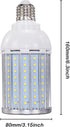 30W E27 LED Corn Light Bulbs(2 Pack)- 144 LEDs 2835 SMD 2700 Lumen COB Light Lamp Ultra Bright Warm White 3000K LED Bulb 240 Watt Equivalent for B...