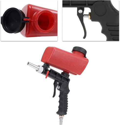 Air Sand Blaster Machine Pneumatic Sandblasting Gun 90PSI Blasting Tool for Sandblasting Polishing Metal Rust Removal...