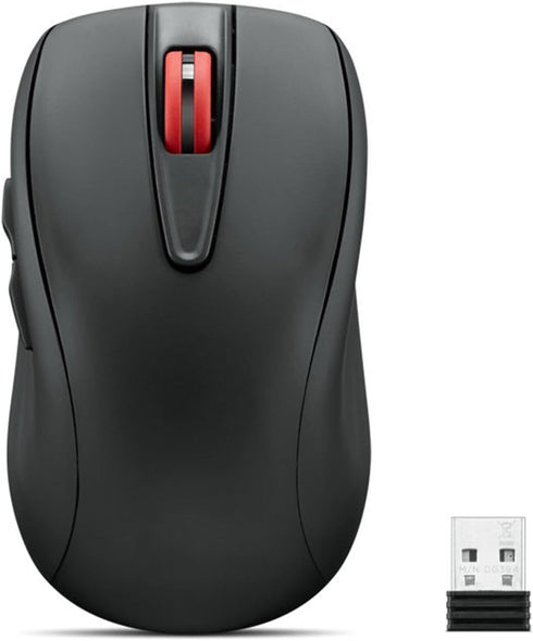 Lenovo USB-C Rechargeable Silent Mouse (WL500) - Silent Buttons, USB-C Rechargeable, Ambidextrous Grip, Adjustable DPI - Plug-and-Play 2.4G Receiv...