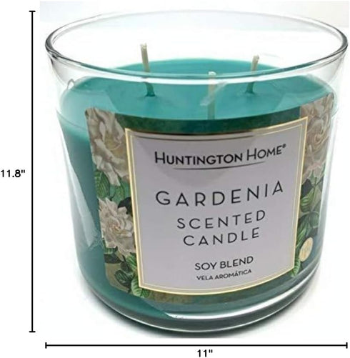 Huntington Home Gardenia Soy Blend Scented Candle...