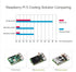 Active Cooler for Raspberry Pi 5, Combines a Temperature-Controlled Blower Cooling Fan and an Alumium Heatsink and Thermal Pad to Accelerate Heat ...