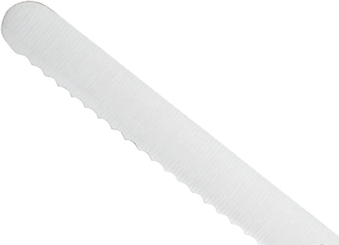 Mercer Culinary Millennia Colors 8-Inch Offset Wavy Edge Bread Knife, Green...
