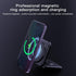 Foldable 3 in 1 Wireless Charger Compatible with MagSafe, Apple iPhone 15 14 13 12, Watch, AirPods, Lightweight Portable,Strong Magnetic Attractio...