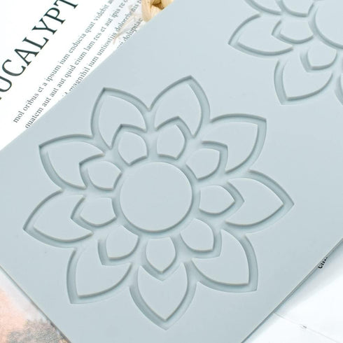 3D Hollow Leaf Fondant Lace Mold, Multi Leaves Flower Shapes Silicone Lace Mould for Cake Decorating Molds Fondant Impression Mat for Chocolate Su...