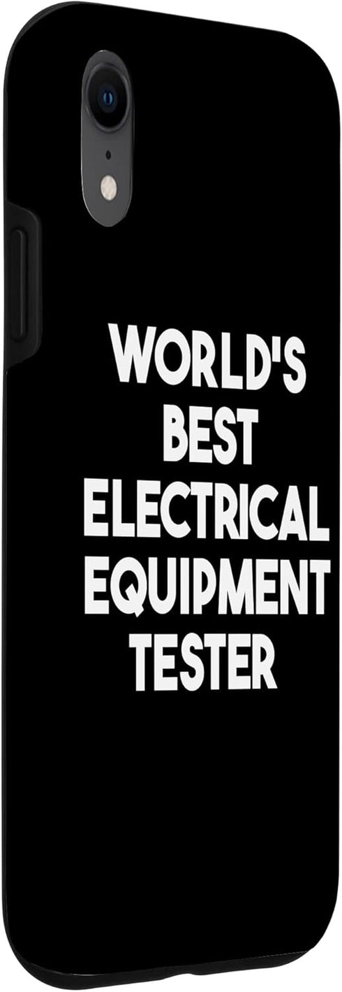 iPhone XR World's Best Electrical Equipment Tester Case...