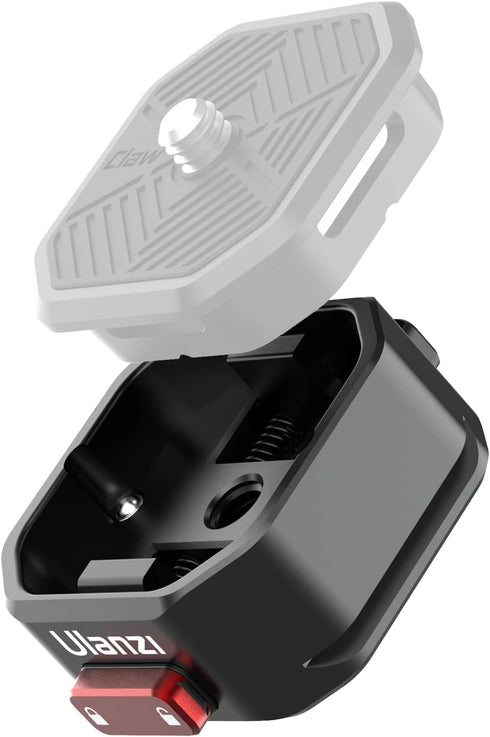ULANZI Claw Quick Release Base Mount Upgraded Version Tripod QR Camera Mount Adapter Suitable for Tripod?Only Base Mount?...