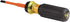 Klein Tools 32293 Insulated Screwdriver, 2-in-1 Screwdriver Set with Flip Blade, #2 Phillips and1/4-Inch Slotted Tips, Double-Ended Blades...
