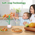 Portable Fans for Tables, Foldable Table Fans Indoor, Outdoor Food Fans with Holographic Blades, Battery Powered Hangable Food Spinning Fan for Pi...