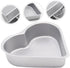 3pcs Heart Pudding Mold Cake Making Tray Heart Cake Pan Non-stick Donut Molds Bagel Molds Baking Molds Cupcake Moulds Loaf Tin Bread High-carbon S...