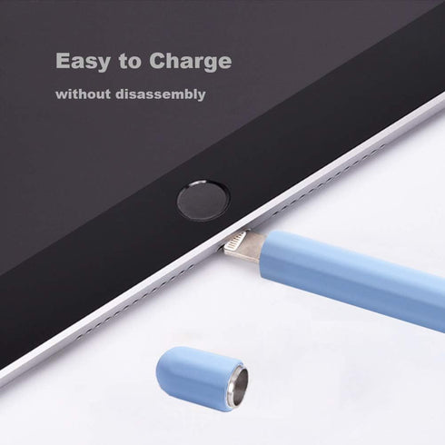 YINVA Case, Grip, Accessories Holder for Apple Pencil 1st Generation, Cover Sleeve with Protective Nib Cover for iPad Pencil(Blue)...