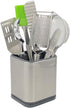 Flatware Holder Stainless Steel Small Utensil Crock - 4.6 Tall...