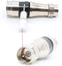 (5PACK) F Type RG11 Cable Adapter Compression Coax Connectors Fittings RG11 Wire Connector with Push-up Pin...