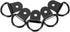 X AUTOHAUX 20pcs Black D Shape Tie Down Anchors Lashing Rings for Car Truck Trailer Cargo RV Boats...