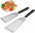 Fish Spatula, 2 Pack Stainless Steel Metal Spatula, Slotted Spatulas for Cooking, Flipping, Turning, Frying and Grilling...