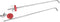 Performance Tool W1697C Heavy Gauge Steel L Style Battery Bolts, Corrosion-Resistant Plating, Ideal for Welding, Woodworking, Metalworking, and Mo...