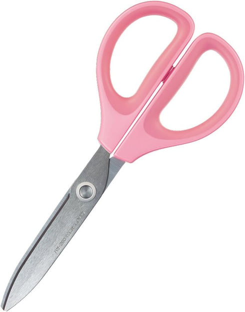 Kokuyo Saxa Scissors, Pink, Standard Blade, Symmetrical Handle for Both Right-Hand and Left-Hand, Japan Import (HASA-280P)...