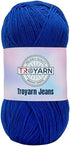 Jeans 60% Cotton 40% Acrylic Amigurumi Yarn,Soft, Fine/Sport (2) for Crochet and Knitting 3.52 Oz (100g) / 360 Yd (330m) (11635 - Navy Blue)......
