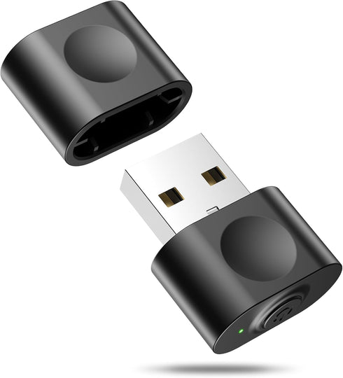 aMZCaSE Mouse Jiggler Undetectable,USB Mouse Mover Jiggler with Switch Button,Automatic Mouse Shaker with 3 Jiggle Modes,Driver-Free, Plug & Play,...