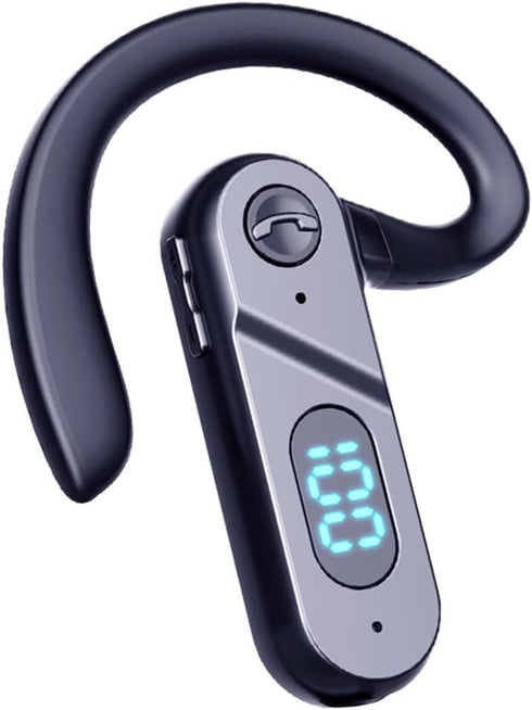 Bluetooth Headset Wireless Bluetooth Earpiece Single Ear Voice Control Answer Earphones for cell phone computer Laptop Driver Trucker...