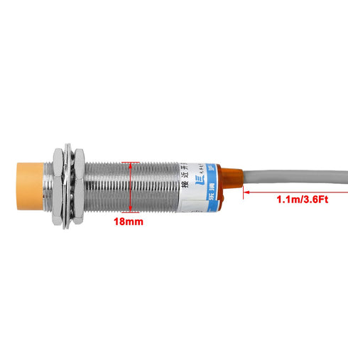 uxcell LJ18A3-8-Z/BY 8mm Detection PNP NO Inductive Proximity Sensor Switch...