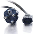 C2G/Cables to Go 03138 14 AWG European Power Cord, Black (2.5 Meters/8.20 Feet)...