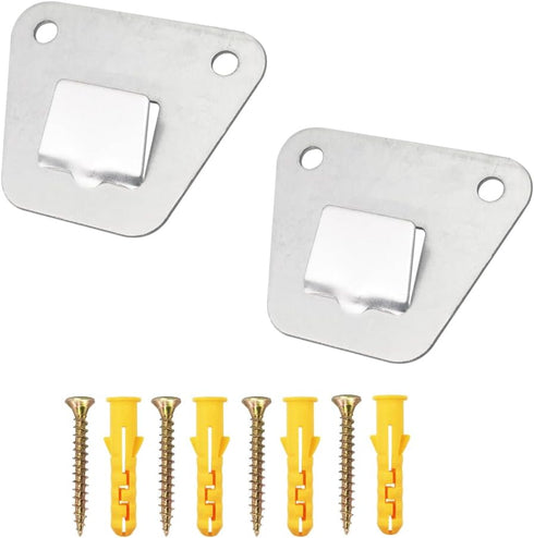 Wall Fan Mounting Bracket Wall Mount Fan Brackets Holders for Oscillation Fans Concealed Bracket Support Hook for Wall-Mount Fan - 2 Pack...