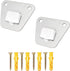 Wall Fan Mounting Bracket Wall Mount Fan Brackets Holders for Oscillation Fans Concealed Bracket Support Hook for Wall-Mount Fan - 2 Pack...