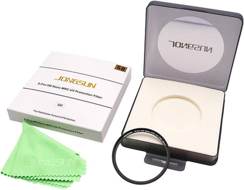 58mm UV Filter, S-Pro HD Nano MRC Camera Ultraviolet Protection Filter, Multicoated, B270, Ultra-Slim, Lens Cloth Kit...