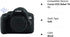 Camera Case for Canon EOS Rebel T6 T7, Silicion Rubber Camera Case Cover Detachable Protective for EOS 1300D Rebel T6/ EOS 1500D Rebel T7 KISS X90...