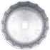 86.6mm 16 Flute Oil Filter Wrench for Volvo and BMW - 86mm Cartridge Style Oil Filter Housing Caps, Removal Tool (Silver)...