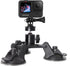 3-Cup Action Camera Suction Cup Mount Motion Camcorder Car Windshield Hood Door Trunk Lid Holder/w Ball Head Compatible with GoPro Sony DJI OSMO A...