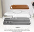 Sinjimoru Pull & Eject Magnetic Wallet for iPhone, Vegan Leather Magnetic Card Holder, Compatible with MagSafe Wallet, M-Pull Tab Wallet Brown...