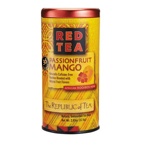 The Republic of Tea Passionfruit Mango Red Tea, 36 Tea Bags...