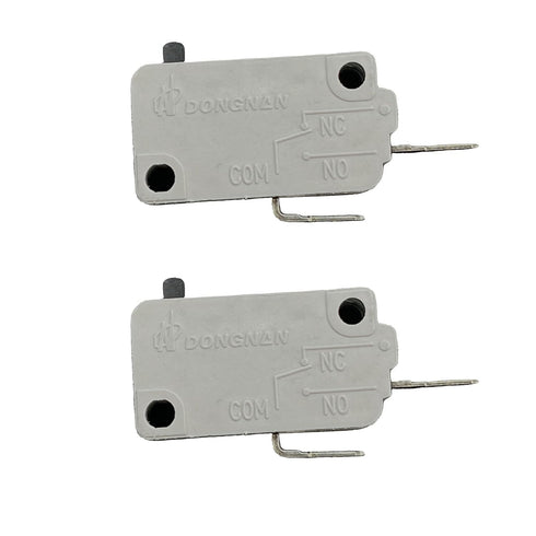 KW3A Microwave Oven Door Switch 16A 125/250V Door Interloc (2 Pack Normally Open?Microwave Oven Door Switch Replacement Part...