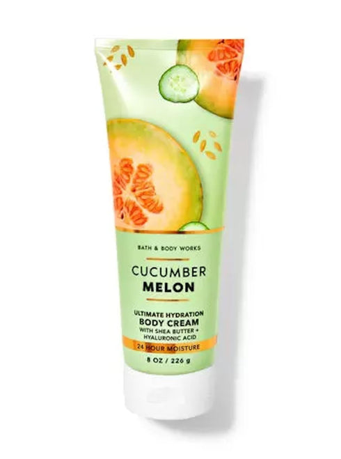 Bath & Body Works Ultimate Hydration Body Cream Gift Set For Women, 8 Fl Oz (Cucumber Melon)...