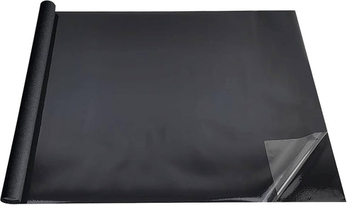 Rainmae 15.7" x 39.3" Aquarium Background, Premium Static Cling Black Fish Tank Background, Fish Backdrop for Aquarium Wallpaper, Vinyl Aquarium P...