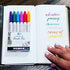 ZEBRA PEN Brush, Point, Assorted Colors, 6-Count Zebra FUNWARI Pen ST 6/PKG, 6-Pack...