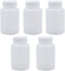 5Pcs 100ml Plastic Wide Mouth Laboratory Reagent Bottles Sample Sealing Bottles(White)...