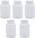 5Pcs 100ml Plastic Wide Mouth Laboratory Reagent Bottles Sample Sealing Bottles(White)...