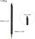 MECCANIXITY Ballpoint Pen with Stylus Tip 2 in 1 Ink Pen & Fine Point Disc Stylus Pens for All Capacitive Touch Screens Universal, Black......