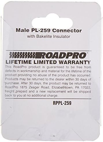 RoadPro RPPL-259 Male PL-259 Coax Cable Connector...