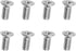 8PCS Stainless Steel Brake Disc Rotor Screws, 93600-06014-0H, Retaining Hardware Bolts Screw Kit for Front and Rear, Car Replacement for Acura, K3...