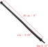 10mm Diameter Rubber Tube Aquarium Air Curtain Bubble Air Diffuser Flexible Air Bubble Rubber Tube for Aquarium Fish Tank, Black, Long (20cm/8")...