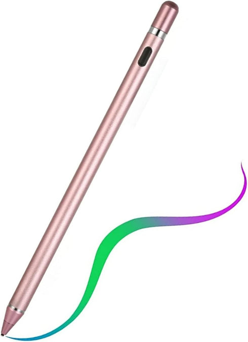 Stylus Pens for Touch Screens,Active Stylus Compatible for Apple iPad,Rechargeable 1.5mm Fine Point Smart Pencil Digital Compatible iPad and Most ...