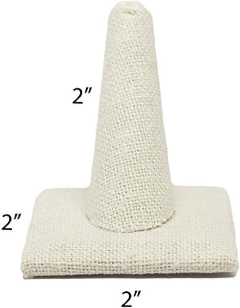 Ring Stand Holder Jewelry Display - Ring Finger Stand Jewelry Displays with Square Base for Countertops, Windows, Showcases - Available in Multipl...