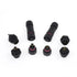 AOHUA M12 Waterproof Connector IP68 Outdoor Electrical plug for 2 Or 3-pin Cables Ø 4.5-7.5mm UL Certification (Black)(6 Pack)...