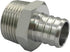 Beduan Stainless Steel PEX Garden Hose Adapter Fitting 3/4" PEX Barb to 3/4" GHT Male Connector for Outdoor Garden Irrigation Watering...