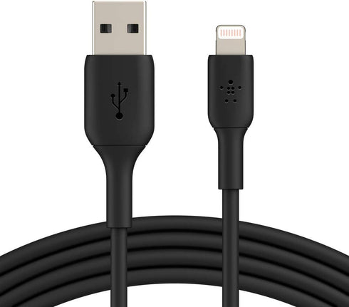 Belkin BoostCharge Lightning Cable 2-Pack - 3.3ft/1M - MFi Certified Apple iPhone Charger USB-A to Lightning Cable - iPhone Cable - iPhone Charger...